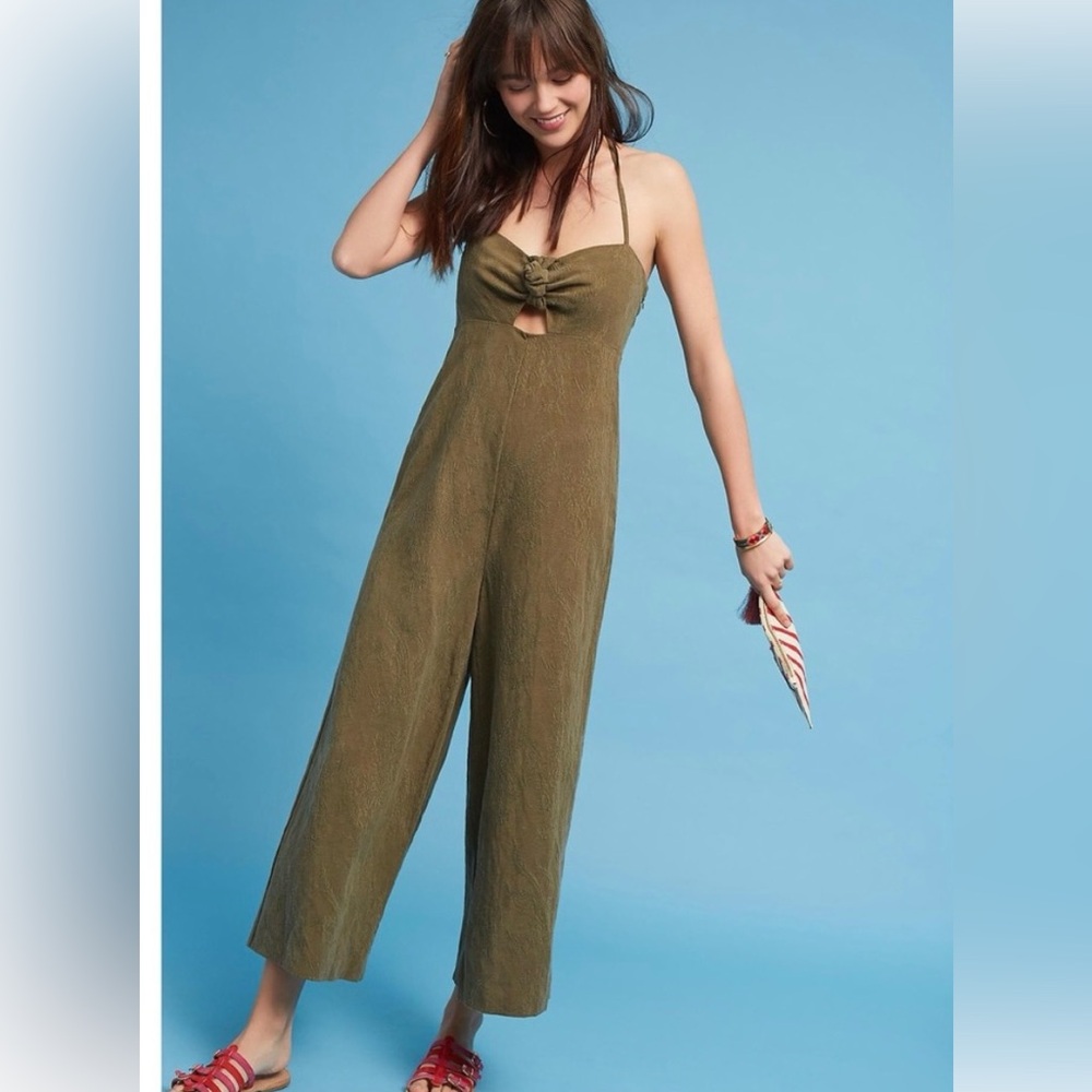 Anthropologie  Tropicale Floral Jumpsuit